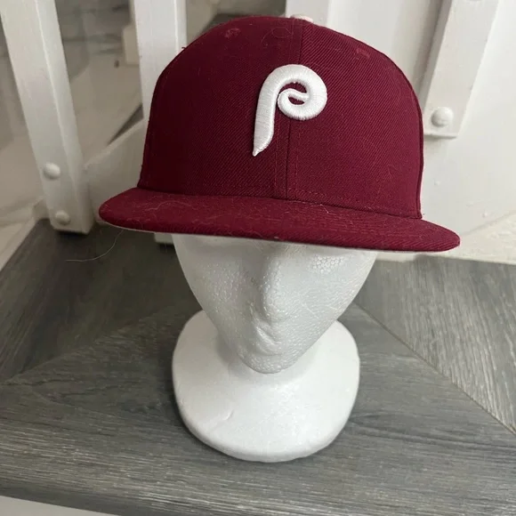 Philadelphia Phillies Maroon New Era Fitted Hat